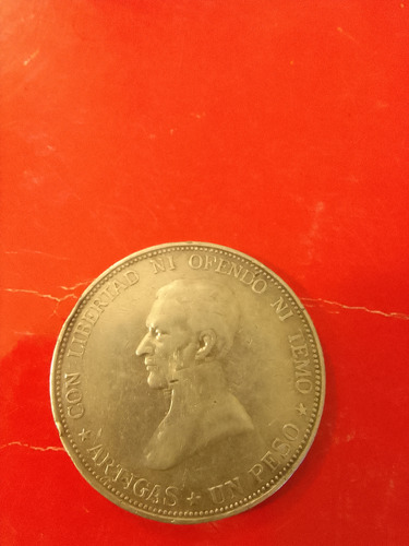 Moneda Uruguay Plata 1917 Un Peso. Excelente 
