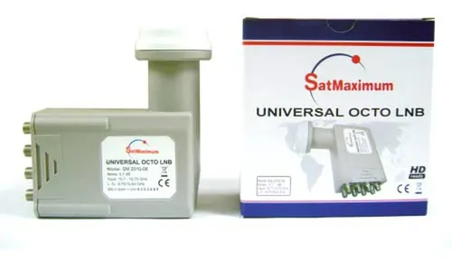 Lnb Universal Ku Band Fta, Octo, 0.1db, Lnbf Para Antena Sat