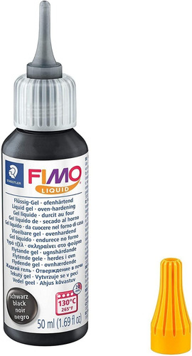 Staedtler Fimo Gel Liquido De Secado Al Horno X 50 Ml Negro