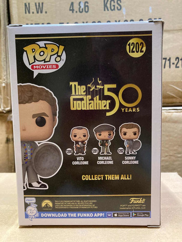 Sonny Corleone 1202 Godfather Funko Pop Nuevo El Padrino