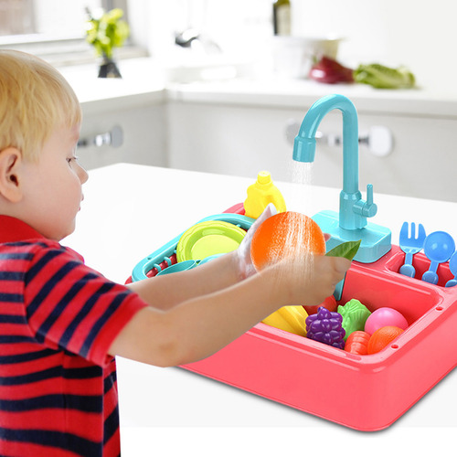 Juguetes Para Fregadero De Cocina Con Agua Corriente, 19 Pie