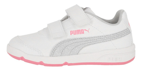 Zapatilla Puma Stepfleex 2 Sl Ve Glitz Niña White/pink