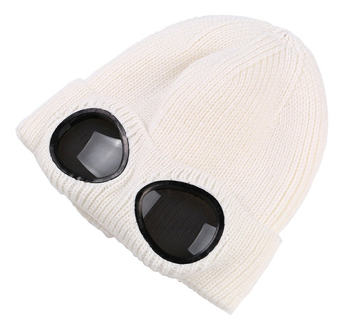 Gorro Unisex De Lana De Punto, Gorro De Invierno Cálido Con