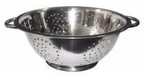 Imagen 2 de 4 de Colador Colapasta Acero Inoxidable Con Asas 23cm Levysbazar