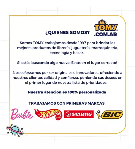 KIT ESCOLAR PRIMARIA BASICO 16 PIEZAS - Tomy