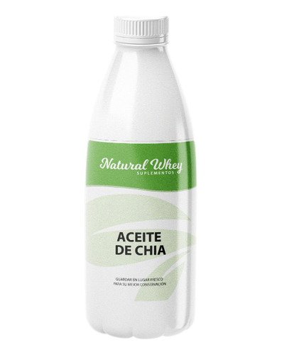 Aceite De Chia Puro 500 Ml Natural Whey 