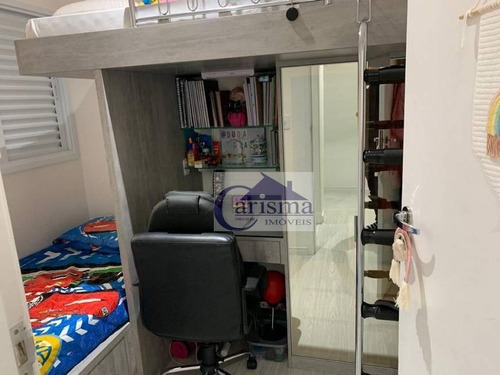 Imagem 12 de 17 de Cobertura Com 2 Dormitórios À Venda, 57 M² Por R$ 270.000,00 - Jardim Milena - Santo André/sp - Co0181