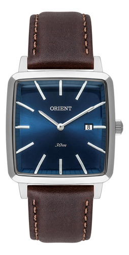 Relógio Orient Masculino Social Couro Gbsc1012 D1nx