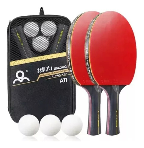 Set 2 Paleta De Ping Pong Profesional 6 Star / Con Estuche