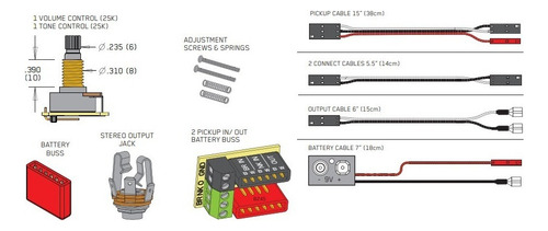 Micrófono Activo Emg 60 Chrome Humbucker Para Guitarra