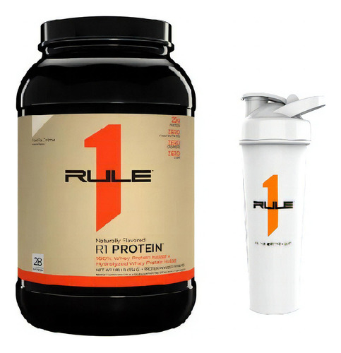 Rule 1 Proteina 28 Serv 896 Gr + Shaker Sabor Dulce De Chocolate