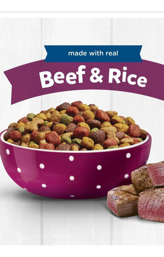 Purina Puppy Chow, Beef And Brown Rice, Tender 34lbs