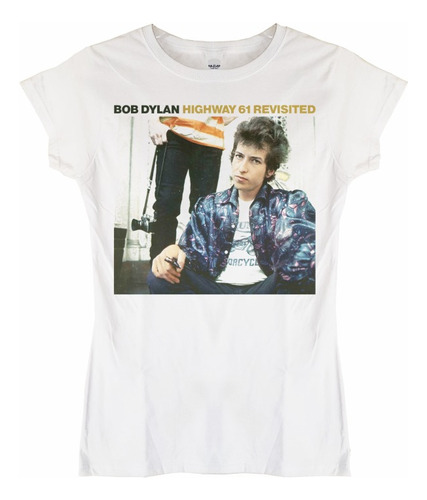 Polera Mujer Bob Dylan Highway 61 Revisited Rock Abominatron