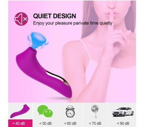 Vibrador del clítoris femenino, ventosa, estímulo de vacío