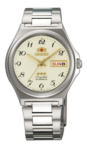 Reloj Orient Automatico Con Numeros C/ Calendario Fab02004c9
