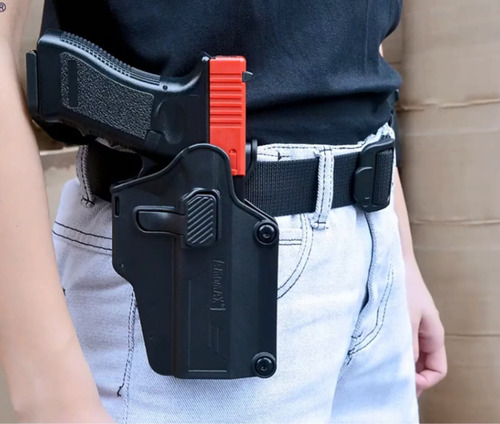 Imagen 6 de 10 de Funda Holster Per Fit Pistolera Universal