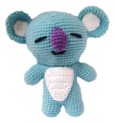 Koya Koala Bebe Line Friends Amigurumi Tejido A Crochet 16cm