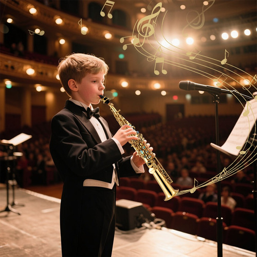 Saxofón Alto En Si Bemol Tubo Recto Para Principiantes Oro