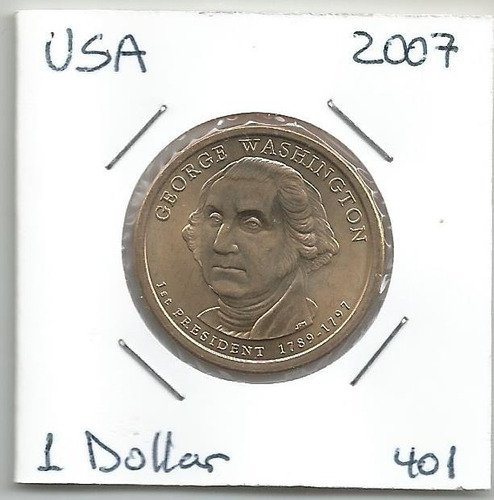 Musa95 Estados Unidos 1 Dolar 2007 George Washington S/c