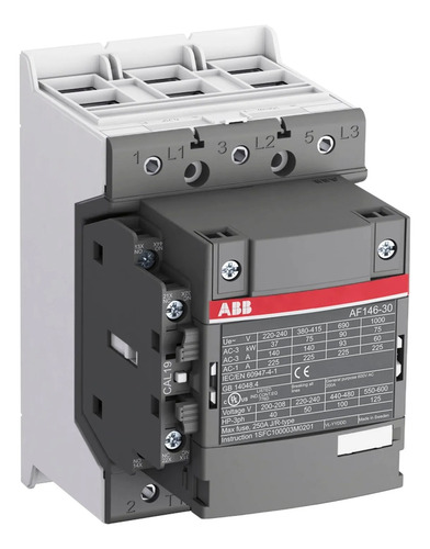 Contator Abb Tripolar Af146-30-22-13 225a 50/60hz 100-250v