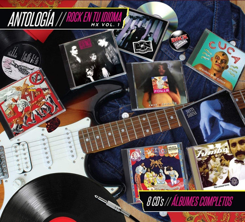 Antología Rock En Tu Idioma V1 Albumes Completos 8cds Nuevo
