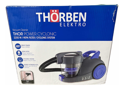 Aspiradora Thor Power Cyclinic 2200w Hepa Filtro Thorben 2.5