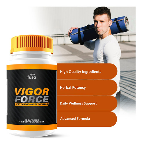 Fusa Vigor Force Suplemento Multivitamínico Cápsulas 60