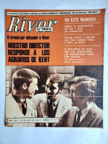 Revista River 1285 Con Suplemento De El Tercer Tiempo