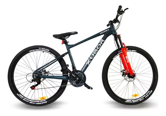 Mountain bike Kubor Calipso 3 R27.5 21v frenos de disco mecánico color azul