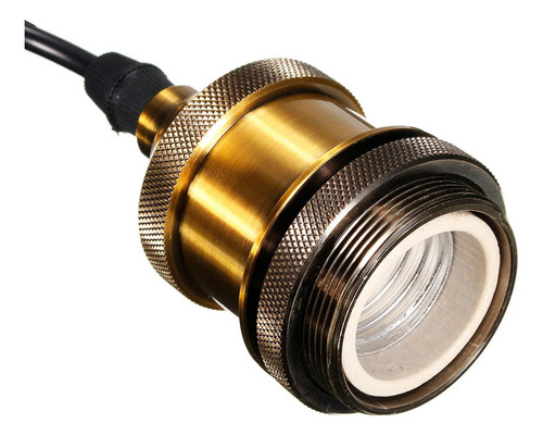 Lámpara De Techo Portalámparas Metálico Estilo Nórdico 22cm