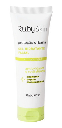Imagem 1 de 2 de Gel Hidratante Facial Proteção Urbana Ruby Skin Ruby Rose