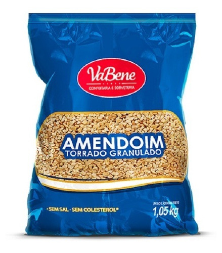 Amendoim Granulado Torrado 1,05kg  Vabene