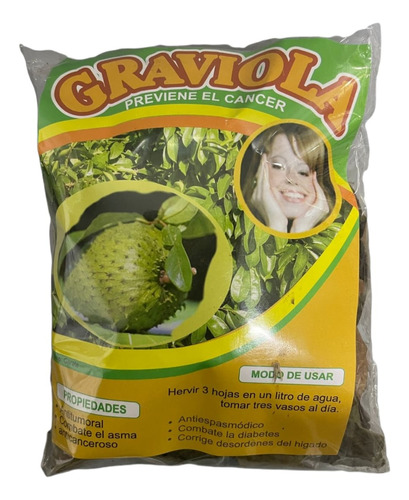 Hoja Graviola O Guanábana  Pack De 10 Bolsas 