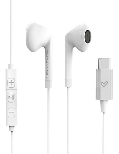 Auricular Usb-c P/cel Energy Earphones Smart 2 Blanco
