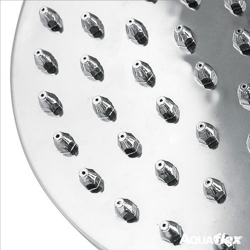 Ducha De Techo 15cm Abs Caño 30 Cm Bronce 7020c C3t Aquaflex Acabado Brillante Color Plateado