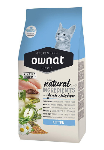 Ownat Classic Para Gatitos Sabor Pollo 1.5kg