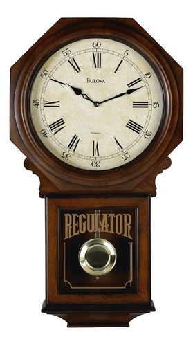 Reloj Mundo Antiguo Bulova C3543 Ashford  Acabado Nogal