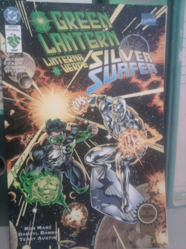 Marvel Comics Linterna Verde Vs Silver Surfer Tomo Unico
