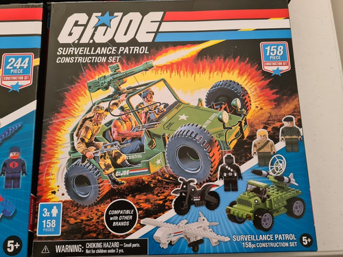 Gi Joe Construction Set: Paquete De 9 Sets De Vehiculos (Usado)