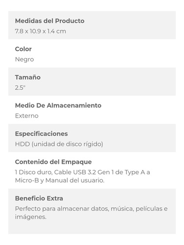 Disco Duro Externo Toshiba Canvio Basics 1 Tb