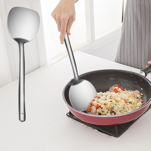Espátula Para Wok, Espátula Para Freír, Acero Inoxidable, Me