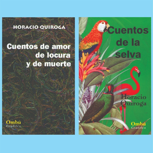 Horacio Quiroga Lote X 2 Libros Nuevos Cuentos De La Selva