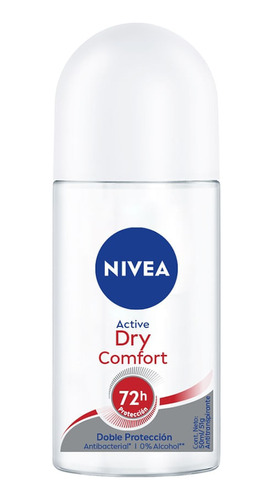 Desodorante Nivea Roll On Dry Unisex 50 Ml
