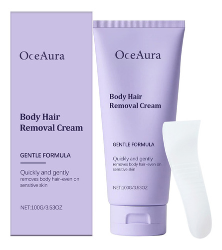 Creme De Depilação Facial Seguro Para Peles Sensíveis Com Pa