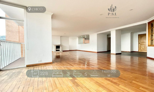 Apartamento En Arriendo En Chico Con Vista Espectacular