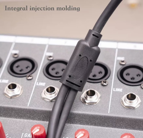 Cable Adaptador De Audio Xlr Macho A 2 Xlr Hembra Balanceado