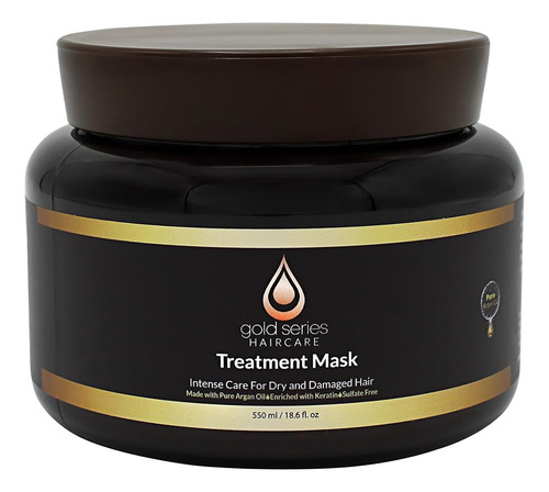 Gold Series Treatment Mask Deep Hydrating Argan Oil Hair Mas
