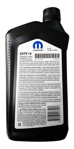Aceite Cvtf + 4 Mopar Cajas Automaticas Caliber Somos Tienda