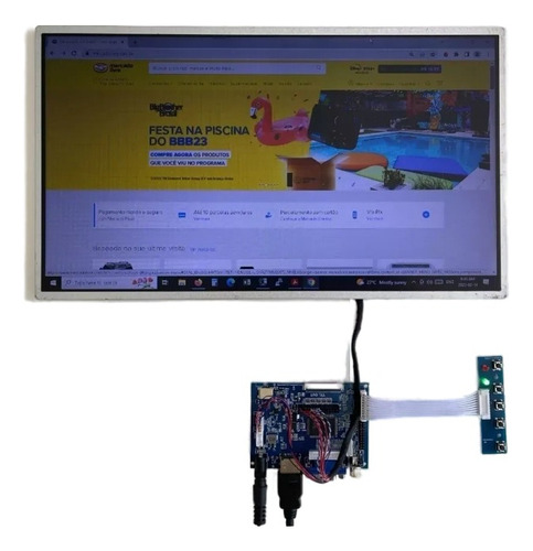Tela Display 14 Polegadas Hdmi Raspberry Pi  Res. 1366 X 768