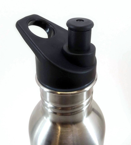Imagen 3 de 10 de Botella Térmica Wanderlust Pico A Presion 750ml Acero Inox
